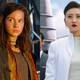 Cailee Spaeny and Jing Tian as Amara Namani (left) and Liwen Shao (right).